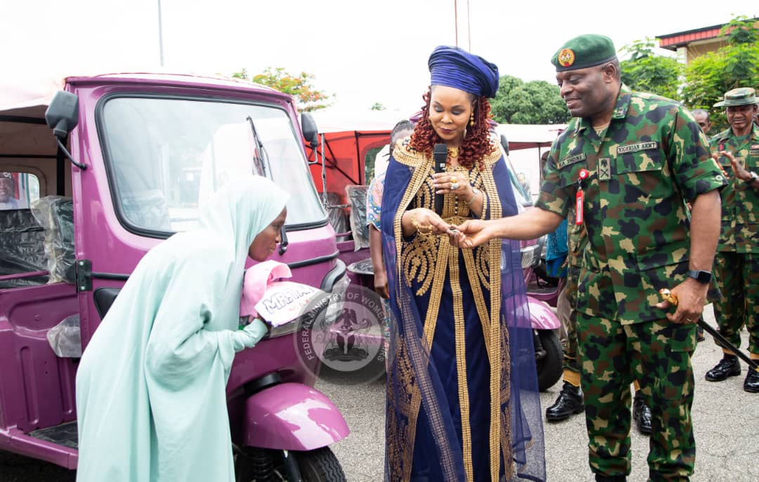 FG Unveils Pink Riders Tricycle Scheme (Pictures)