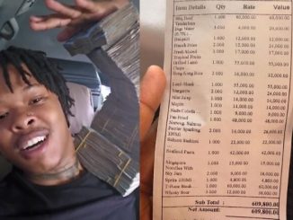 Nasty C spends over half a million on food in Nigeria